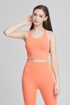 [Ultimate] CLWT4029 Fresh All Day Bra Top Orange Pink, Gym wear,Tank Top, yoga top, Jogging Clothes, yoga bra, Fashion Sportswear, Casual tops For Women _ Made in KOREA